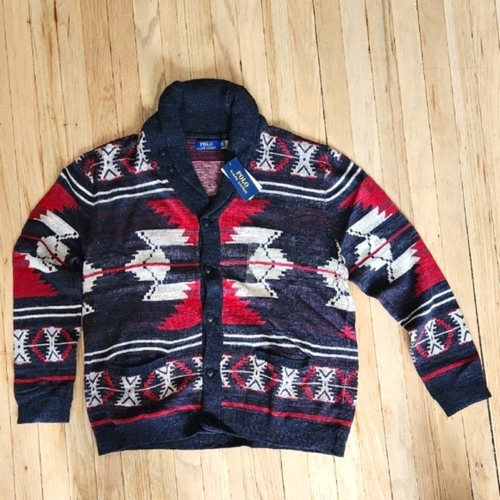 Polo Knit Cardigan